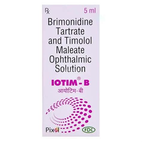 Brimonidine Tartrate Timolol Maleate Ophthalmic Solution Packaging