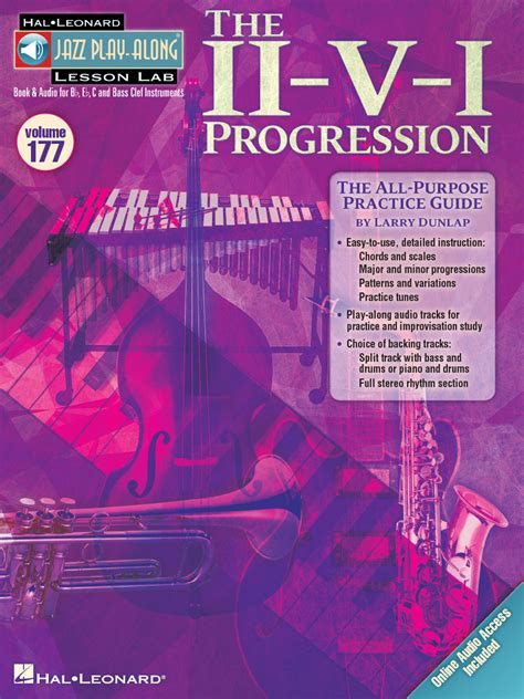 The II V I Progression Jazz Play Along Lesson Lab Volume 177 Book