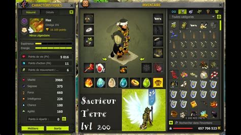 DOFUS HAZ Sacrieur TERRE MAJ2 45 200 Test et Présentation du mode