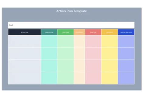 Table Chart Template