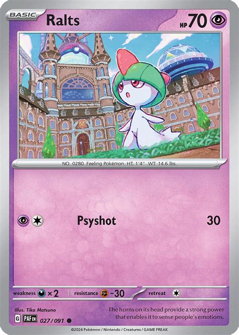 Ralts Paldean Fates Paf Pkmncards