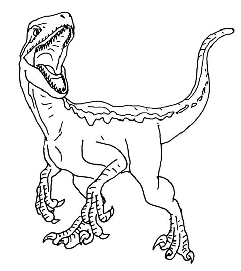 Dibujo De Edmontosaurio De Jurassic Park Para Colorear Dibujos Para