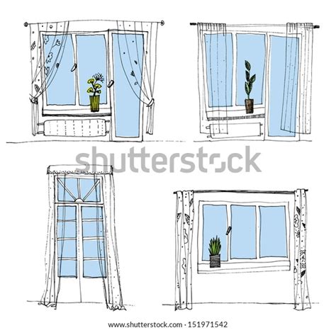 French Houses Inside Over Royalty Free Licensable Stock