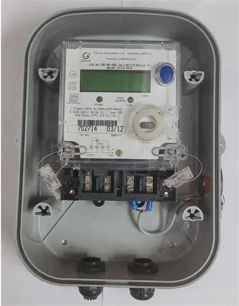 Genus Single Phase With Box Electric Meter For Industrial