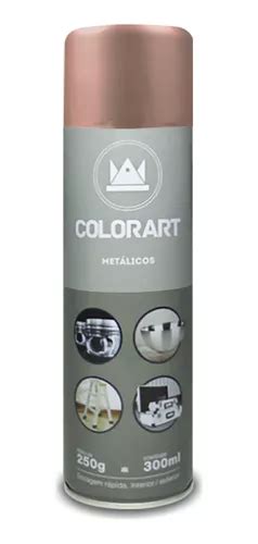 Tinta Spray Colorart Metalico Ouro Velho Rose Cobre