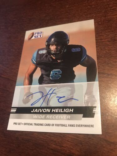 2022 Leaf Pro Set Jaivon Heiligh W Auto No PSA JH2 EBay