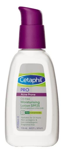 Cetaphil Pro Acne Prone Oil Free Facial Moisturising Lotion Ingredients