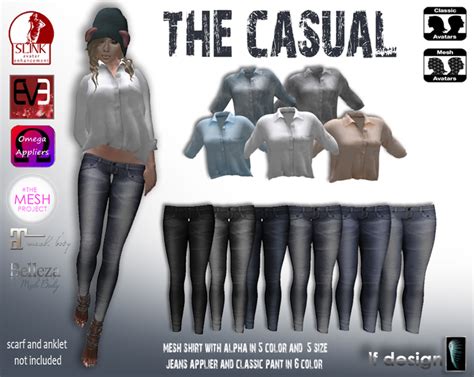 Second Life Marketplace The Casual Lf Design