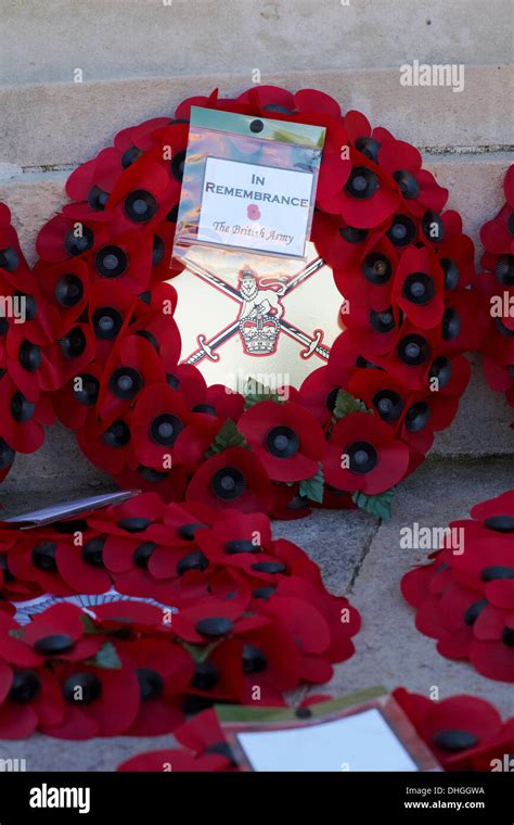 Remembrance sunday wreath laying in hi-res stock photography and images - Alamy