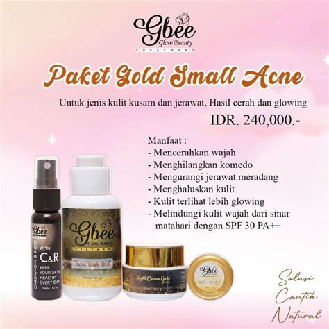 Jual Promo Paket Kecantikan Gbee Glow Beauty Perawatan Wajah