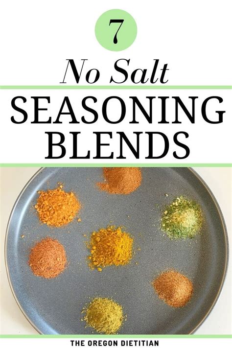 7 Homemade Salt Free Seasonings Recipe Salt Free Seasoning Seasoning Recipes Low Salt Recipes