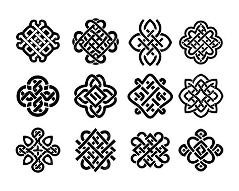 Premium Vector | Celtic knots illustration design collection