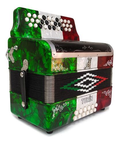 Moretti Verona Acordeon 31 Botones 12 Bajos Tono Fa Bandera ROVI MUSIC