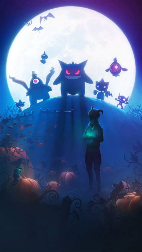 Pokemon Halloween Wallpapers - Top Free Pokemon Halloween Backgrounds - WallpaperAccess