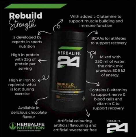 H24 Rebuild Strength Chocolate 1000 G Happy Healthy Me