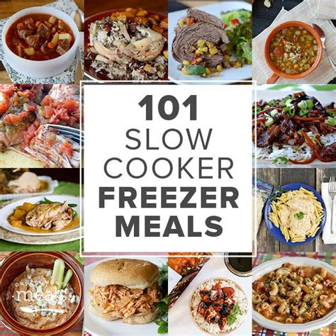 101 Slow Cooker Freezer Meals Some Good Sounding Options Here