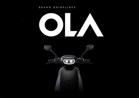 Ola Electric Brand Guidelines Behance