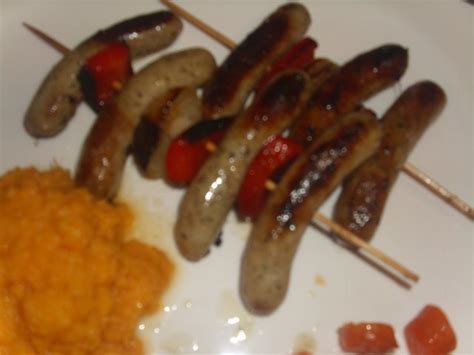 Bratwurst Spieße Rezept mit Bild kochbar de