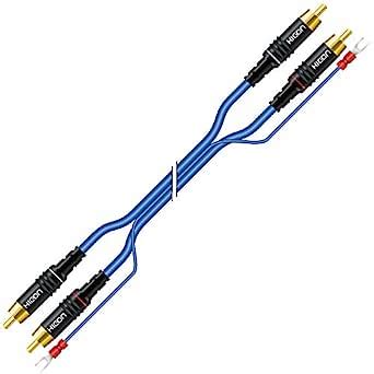 SOMMER CABLE 2m Phonokabel Cinch NF Kabel Sinus Control Mit Gabelschuh