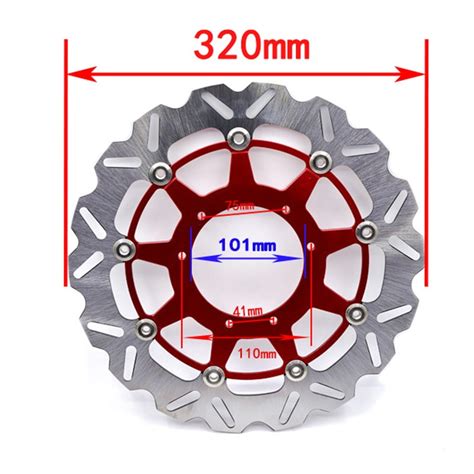 320MM Oversize Front Wavy Floating Brake Disc Roto Grandado