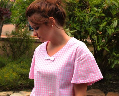 Petite Blouse En Vichy Rose Corinne Et Les Filles