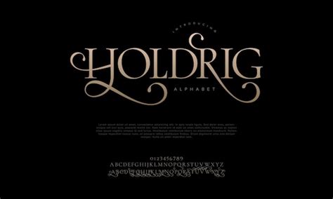 Holdrig Premium Lujo Elegante Alfabeto Letras Y N Meros Elegante