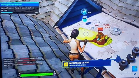 Lance Diferentes Itens De Escudo Ou Itens De Cura Fortnite Maikon