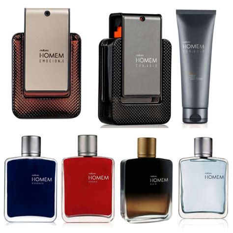 Deo Parfum E Colonia Natura Homem Coragio Homem Emocione Homem Dom