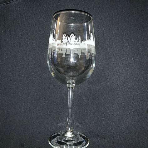 Disney Parks Epcot World Showcase Stemmed Wine Glass Disneyglass Epcot Epcotworldshowcasw