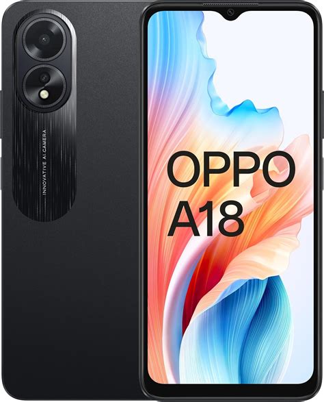 OPPO A18 4GB/128GB, Black (EU) : Amazon.co.uk: Electronics & Photo