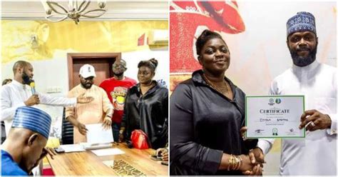 Renewed Hope Concert Eniola Badmus Receives Certificate Of