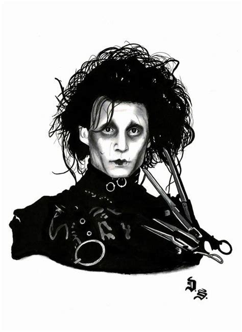 Edward Scissorhands Hands Tim Burton Tattoos And Piercings Blackwork