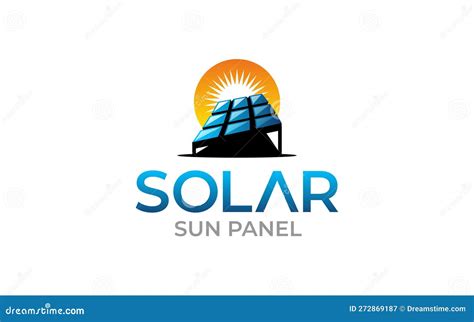 Illustration Vector Graphic Of Sun Energy Solar Panels Logo Design