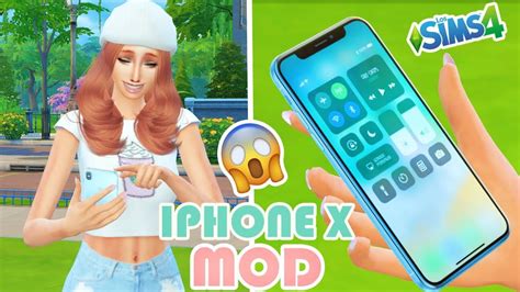 Mod Iphone X En Los Sims 4 Youtube