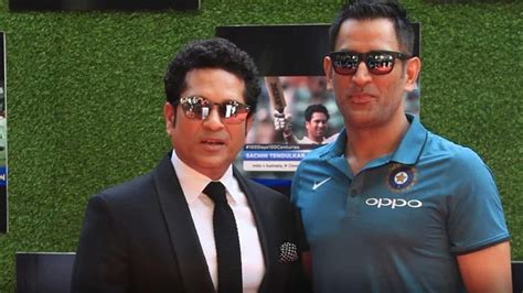 Ms Dhoni Cumple A Os Sachin Tendulkar Comparte El Deseo Con Una