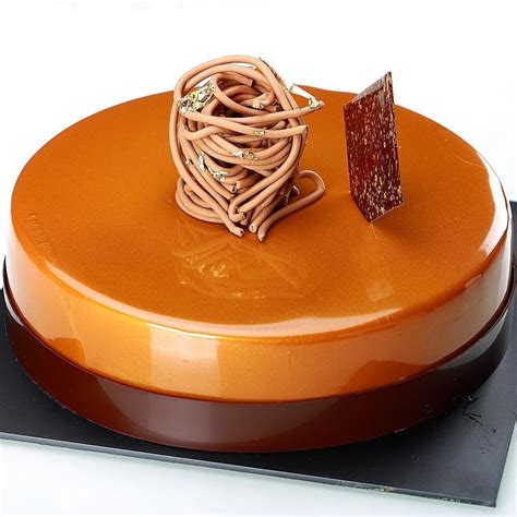 One Of My Favorite Entremet Gianduja Mousse Passion Fruit Cremeux Hazelnut Streusel