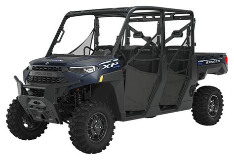 New 2023 Polaris Ranger Crew Xp 1000 Premium Super Graphite Lifted