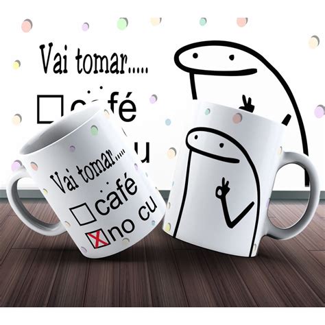 Caneca Flork Meme Vai Tomar No Cu Porcelana 325ml Md108 Shopee Brasil