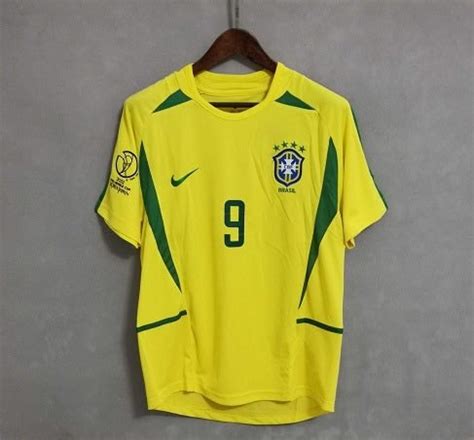 BRAZIL WORLD CUP 2002 HOME RETRO FOOTBALL SHIRT - My Retro Jersey