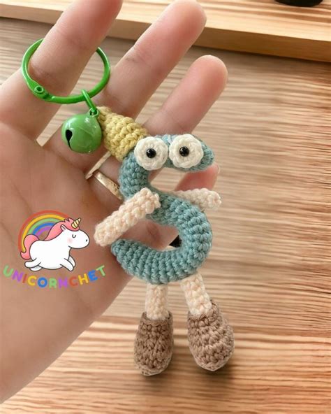 Abcrochet Alphabet Amigurumi Crochet Patterns 26 Letters Keychain