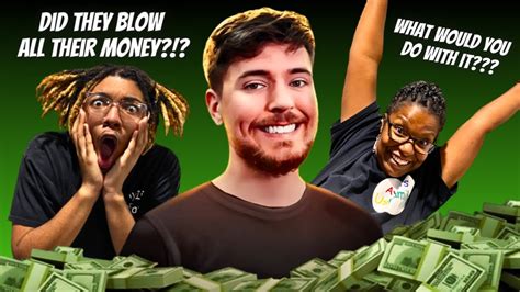 This Is What Mr.Beast Challenge Winners Did With The Money!?! - YouTube