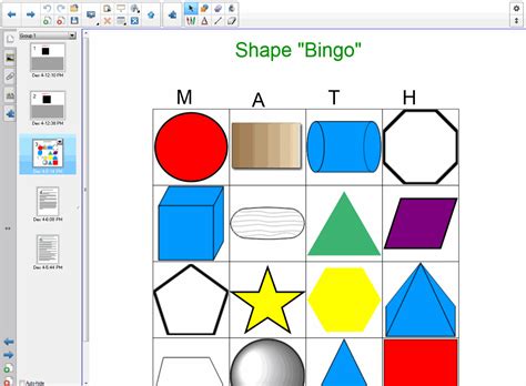 Shapes Bingo