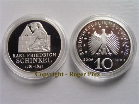 Brd Euro Karl Friedrich Von Schinkel Pp Pp Polierte Platte