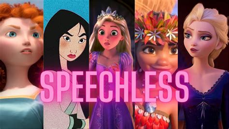 Speechless Disney Multi Princesses Cinderella Moana Rupunzel