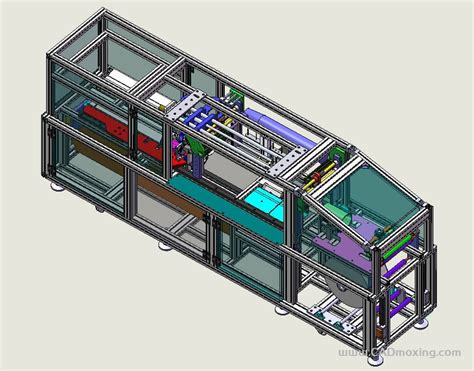 一次性纸杯塑料杯叠杯套膜包装机三维模型 Cad模型网海量3d模型图纸免费下载。