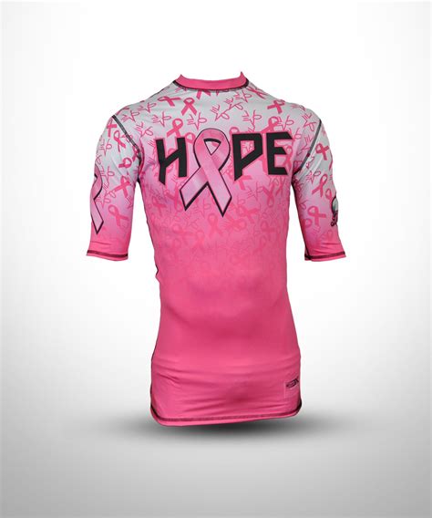 Evo9x Full Sublimated Breast Cancer Awareness Compression Shirt Hope Evo9xstore