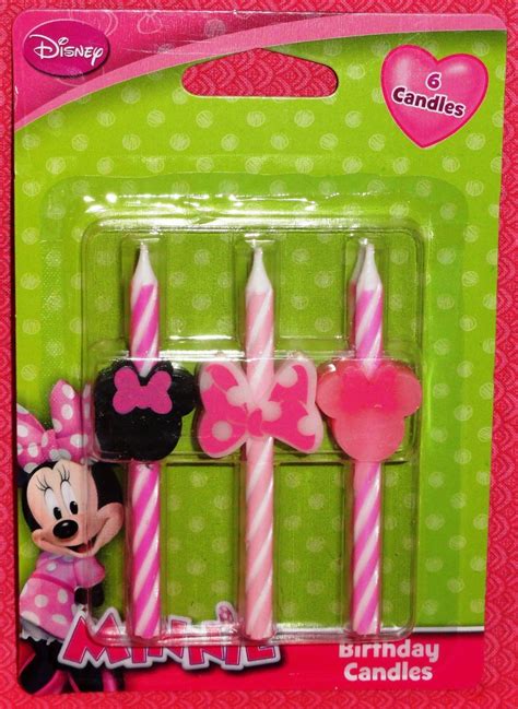 Minnie Mouse Icon Candles Birthday Disney Decopac Multi Color Cake