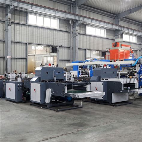 China Double Channel High Speed Vest Plastic Bag Making Machine