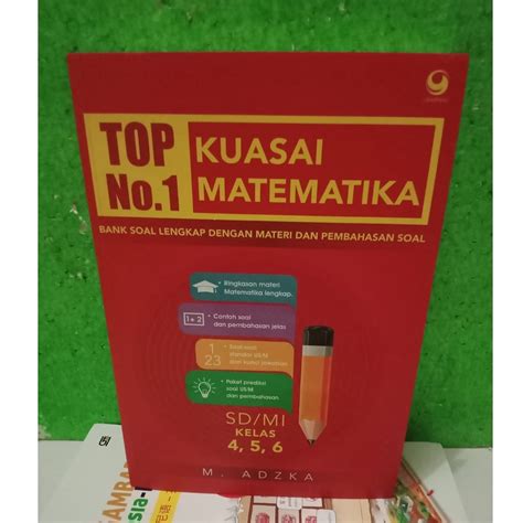 Jual BUKU TOP NO 1 KUASAI MATEMATIKA BANK SOAL LENGKAP SD MI KELAS 4 5