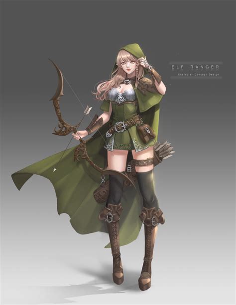 A Woman Dressed In Green Holding A Bow And Arrow With Horns On Her Head